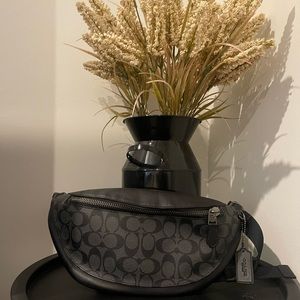 Black Coach Fanny Pack